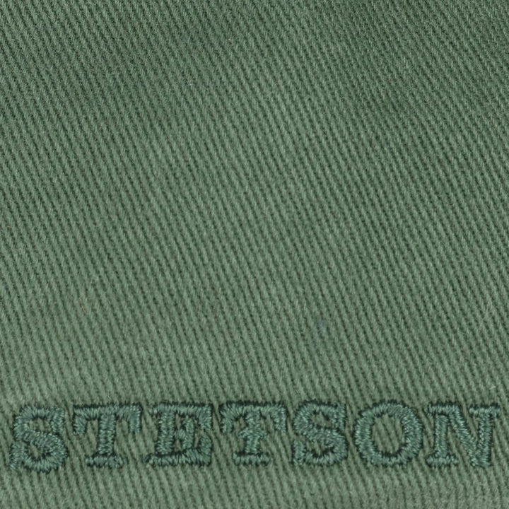 Stetson Baseball Cap Cotton - Ensfarvet Grøn - Baseball Cap fra Stetson hos The Prince Webshop
