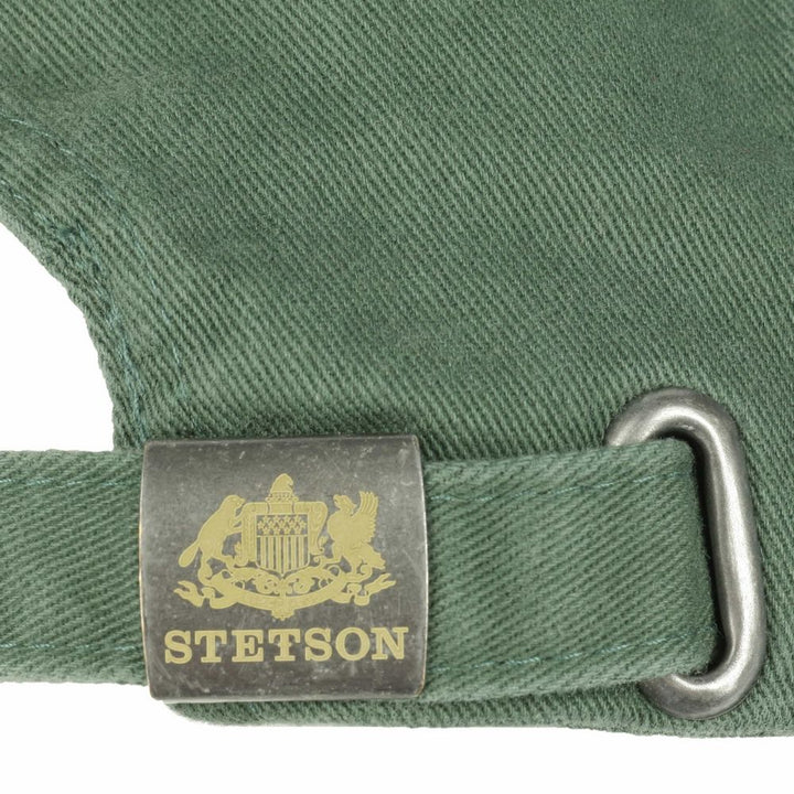 Stetson Baseball Cap Cotton - Ensfarvet Grøn - Baseball Cap fra Stetson hos The Prince Webshop