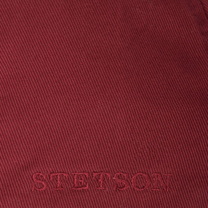 Stetson Baseball Cap Cotton - Ensfarvet Vinrød - Baseball Cap fra Stetson hos The Prince Webshop