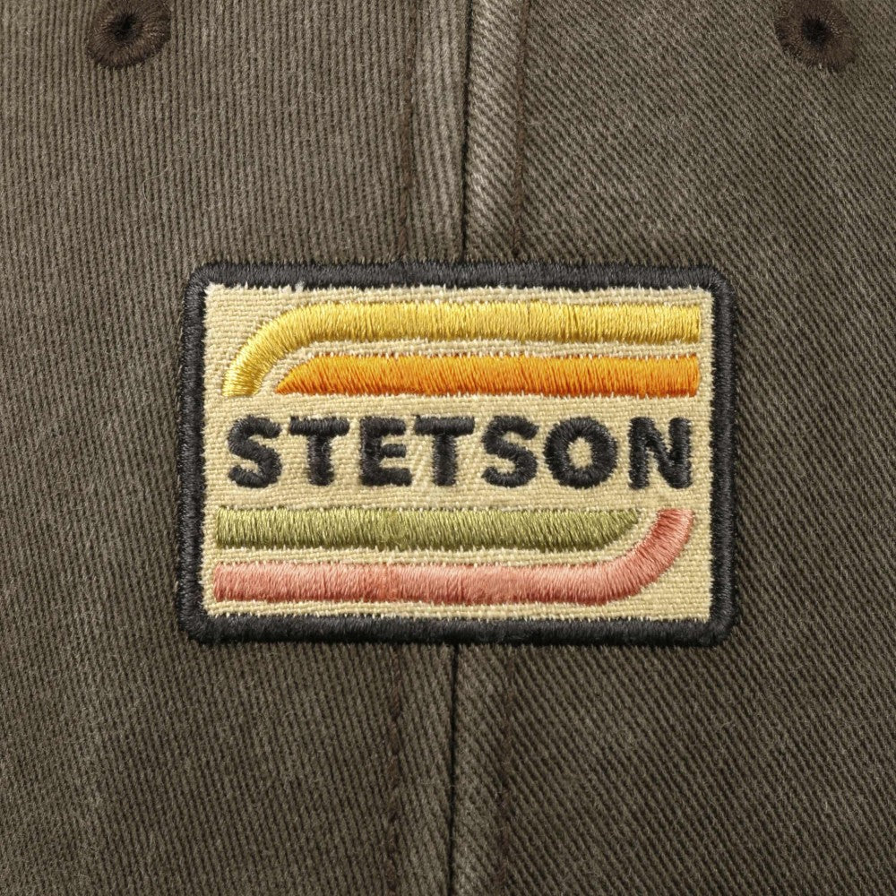 Stetson Baseball Cap Chino Twill Olive - Baseball Cap from Stetson at The Prince Webshop