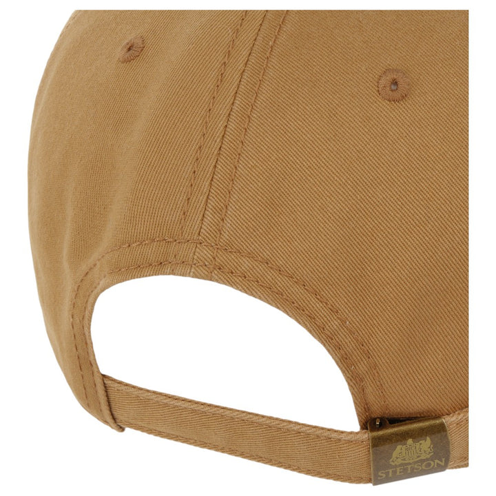 Stetson Baseball Cap Chino Twill Earth Brown - Baseball Cap from Stetson at The Prince Webshop