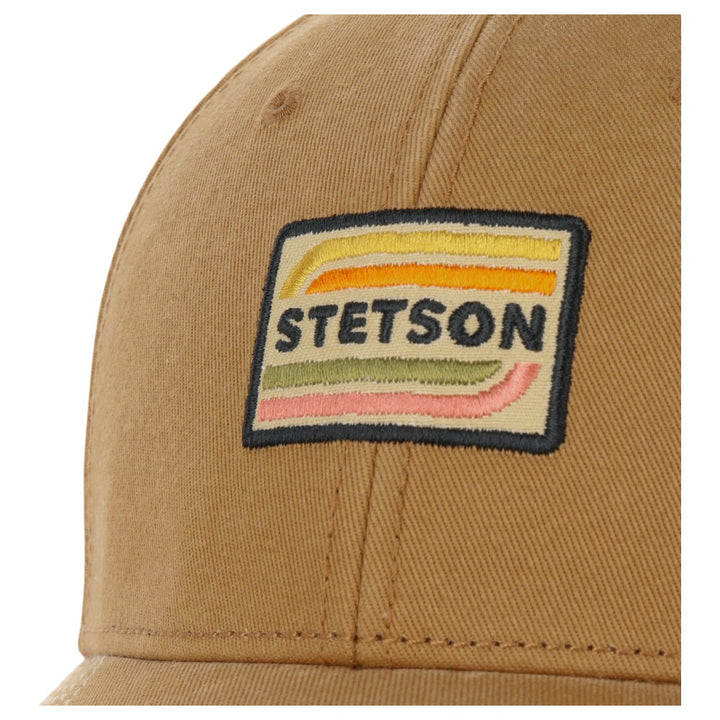 Stetson Baseball Cap Chino Twill Earth Brown - Baseball Cap from Stetson at The Prince Webshop