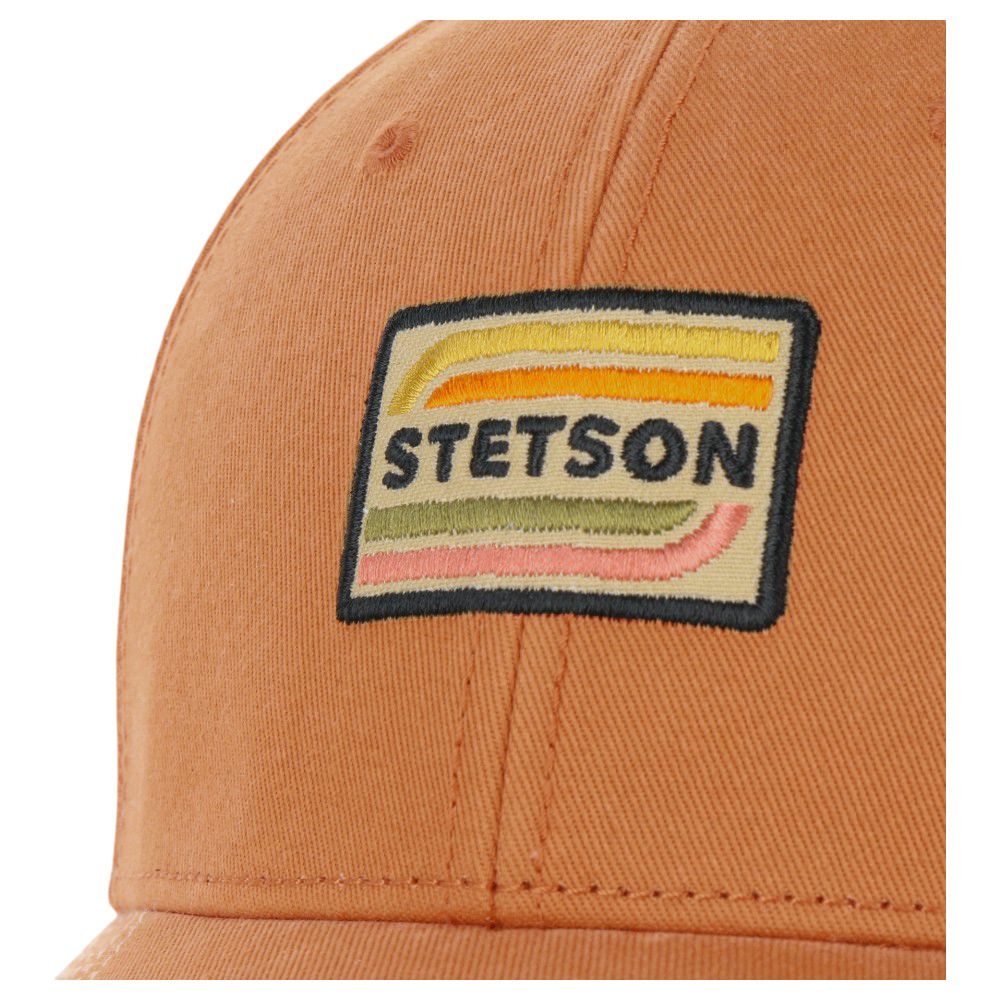 Stetson Baseball Cap Chino Twill Orange - Baseball Cap fra Stetson hos The Prince Webshop