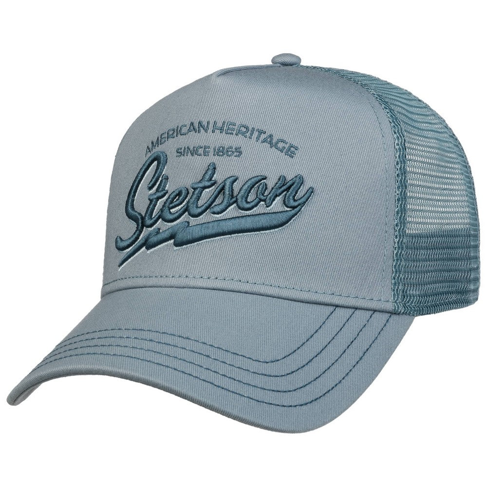 Stetson Trucker Cap American Heritage Classic Dusty Blue - Baseball Cap from Stetson at The Prince Webshop