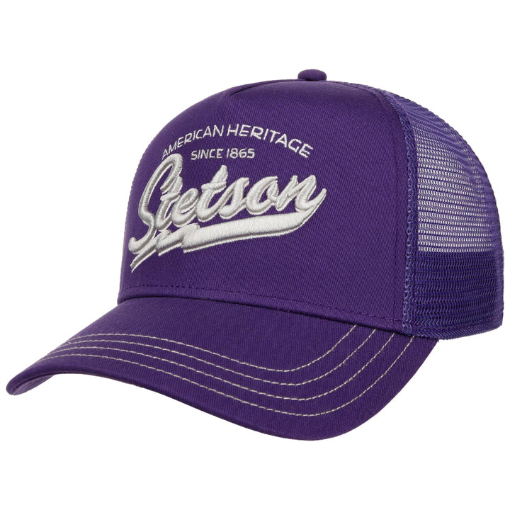 Stetson Trucker Cap American Heritage Classic Purple - Baseball Cap fra Stetson hos The Prince Webshop