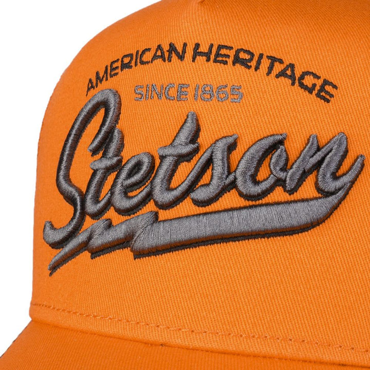 Stetson Trucker Cap American Heritage Classic Orange - Baseball Cap from Stetson at The Prince Webshop