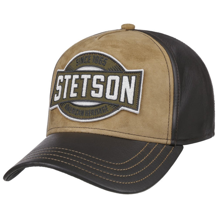 Stetson Trucker Cap Leather - Baseball Cap from Stetson at The Prince Webshop