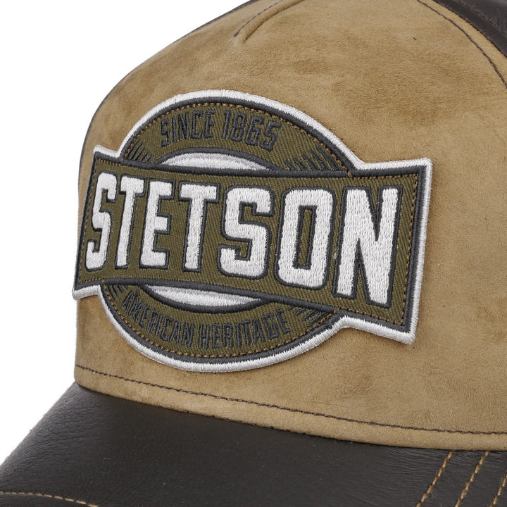Stetson Trucker Cap Leather - Baseball Cap from Stetson at The Prince Webshop