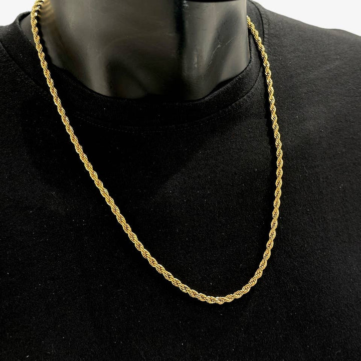 JETT halskæde 50 cm i rustfrit stål - Guld - Halskæde fra BYREN | ÉLINE L'ATELIER hos The Prince Webshop