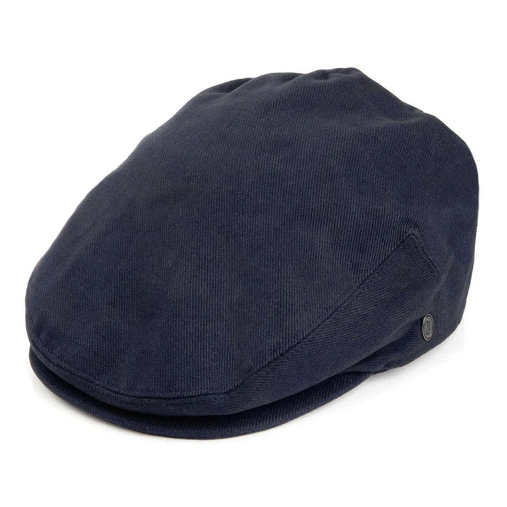 Jaxon & James Cotton Flat Cap - Navy - Flat Cap from Jaxon & James at The Prince Webshop