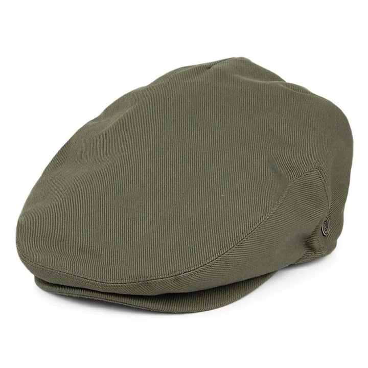 Jaxon & James Cotton Flat Cap - Olive - Flat Cap from Jaxon & James at The Prince Webshop