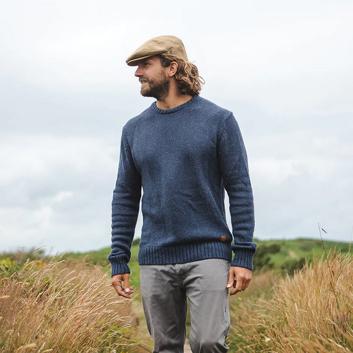Jaxon & James Linen Flat Cap - Camel - Flat Cap fra Jaxon & James hos The Prince Webshop