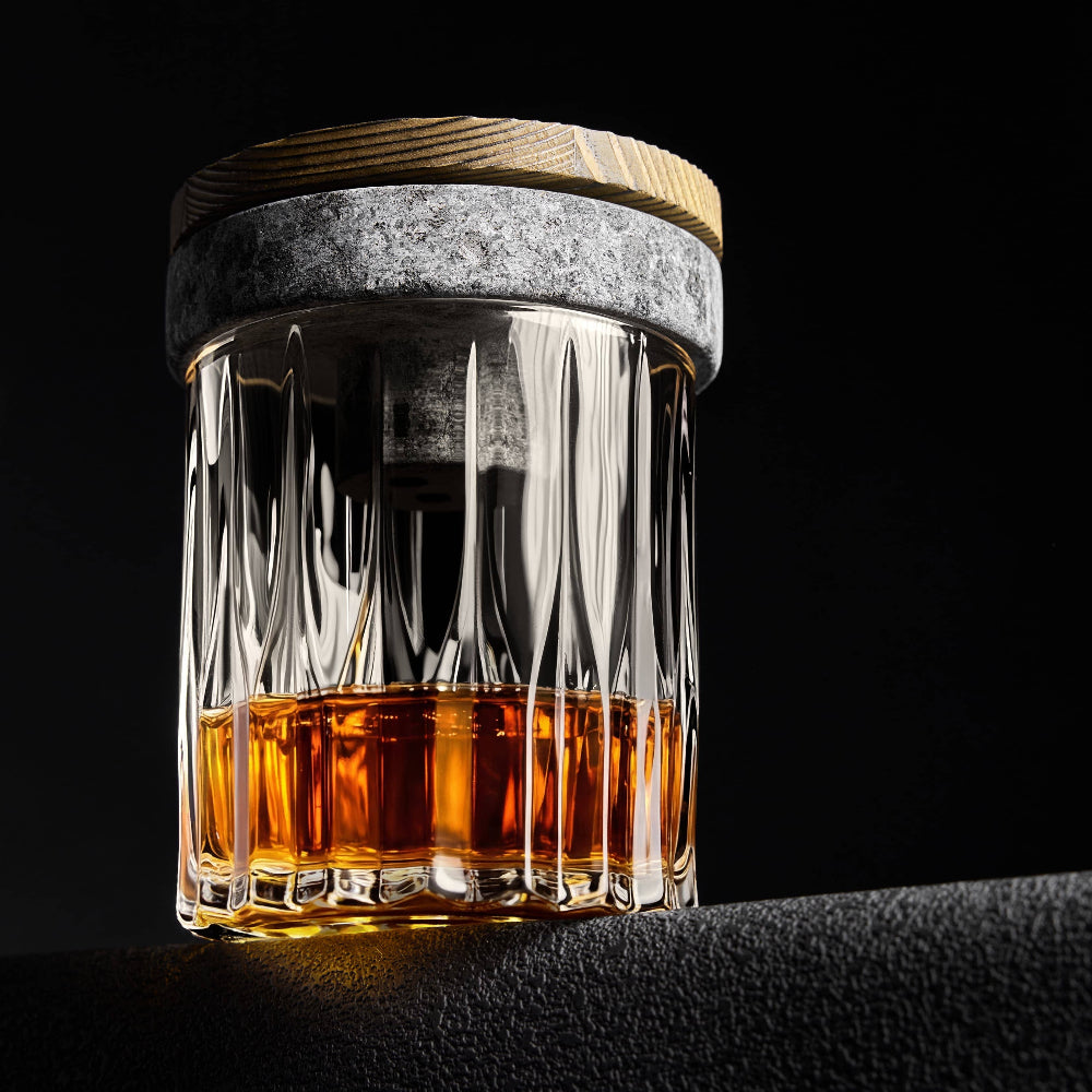 ROCKS Gavesæt: Whisky- og Cocktail Rygesæt - Bartender Gear fra ROCKS Whiskey Chilling Stones EU hos The Prince Webshop