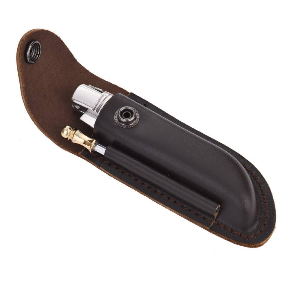 LAGUIOLE HERITAGE folding knife with sharpener and leather case - Pocket knife from LAGUIOLE HERITAGE at The Prince Webshop