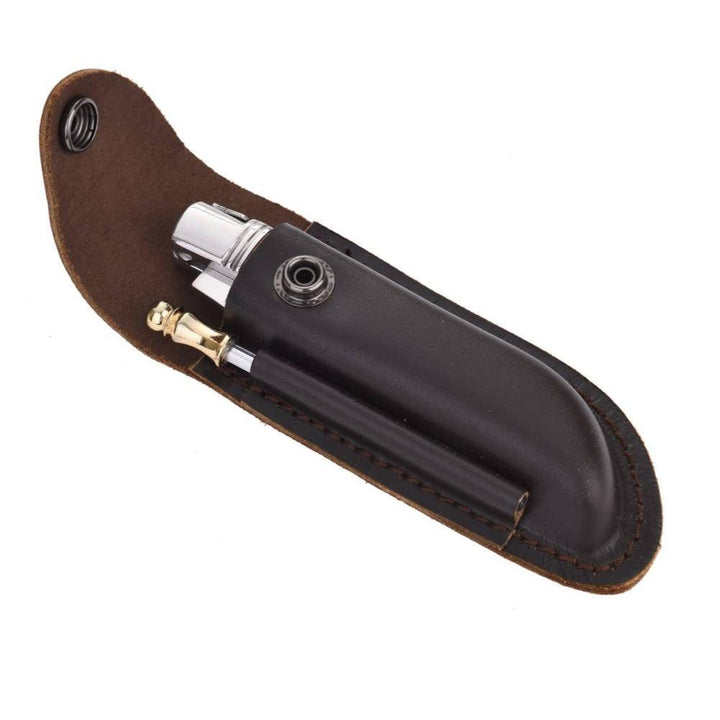 LAGUIOLE HERITAGE folding knife with sharpener and leather case - Pocket knife from LAGUIOLE HERITAGE at The Prince Webshop