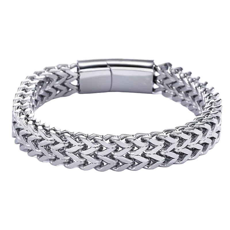 VANGUARD Armlænke - Rustfrit stålarmbånd - Sølv - Armbånd fra BYREN | ÉLINE L'ATELIER hos The Prince Webshop