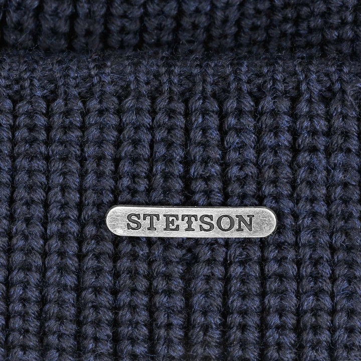 Stetson Docker Style Beanie Beanie Navy Merino Wool - Beanie from Stetson at The Prince Webshop