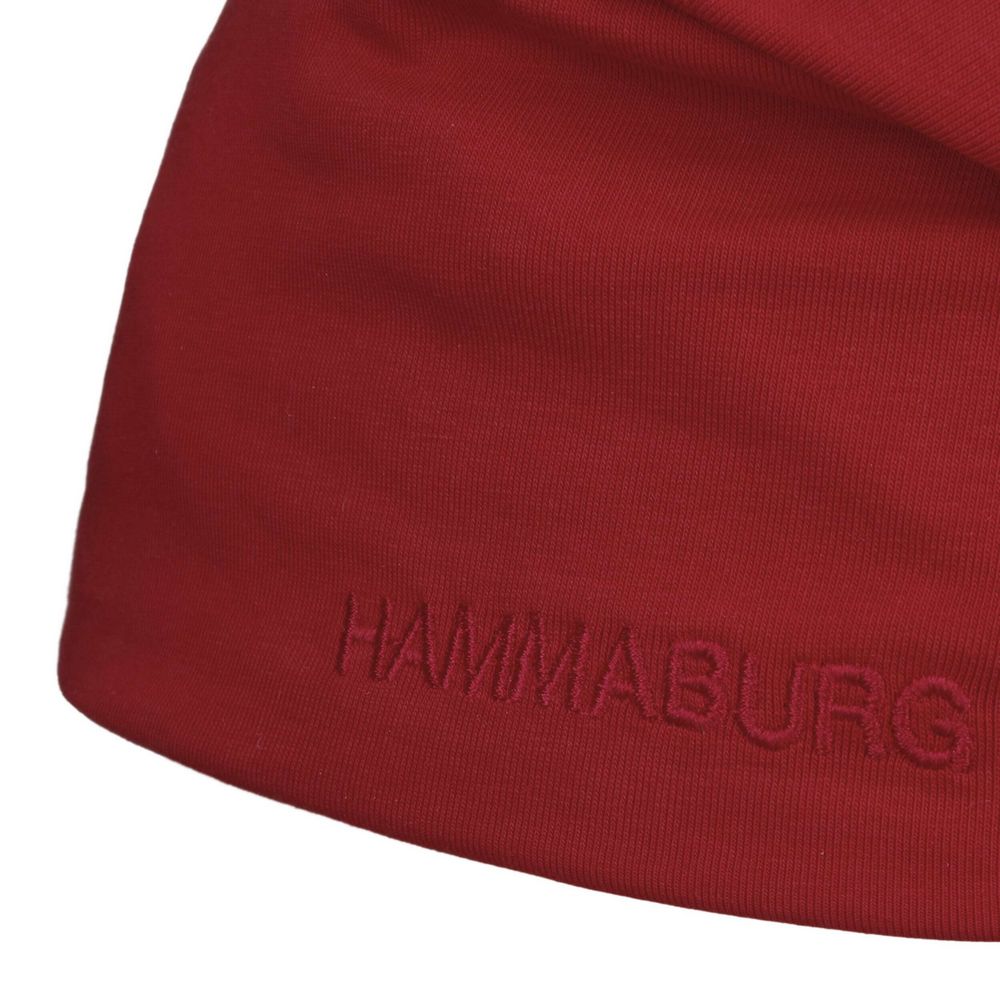 HAMMABURG Long Beanie Reversible Jersey Red/Striped - Beanie from Hammaburg at The Prince Webshop
