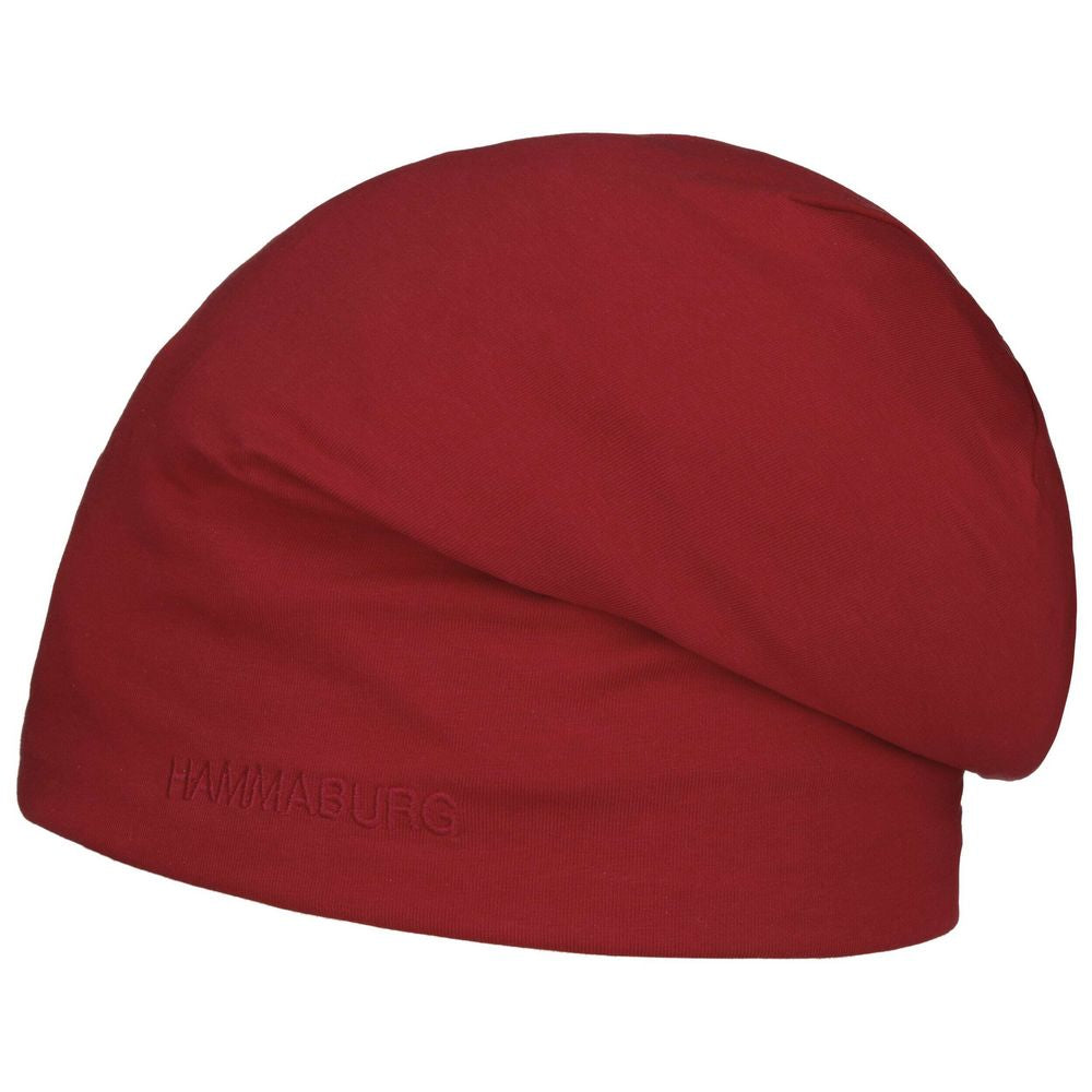 HAMMABURG Long Beanie Reversible Jersey Red/Striped - Beanie from Hammaburg at The Prince Webshop