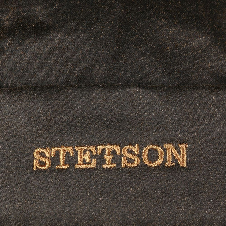 Stetson Docker Cap CO/PES Brunt Oilskin Look - Docker Cap fra Stetson hos The Prince Webshop