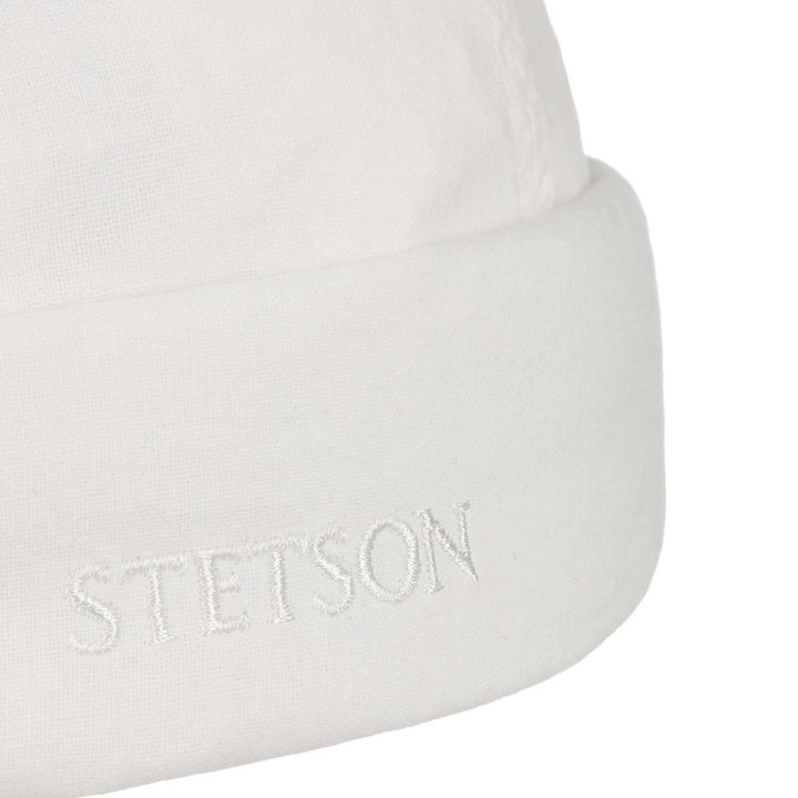 Stetson Superlight Organic Cotton Docker Hue - Offwhite - Docker Cap fra Stetson hos The Prince Webshop