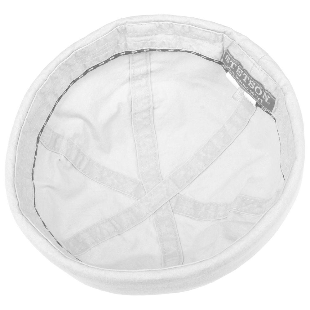 Stetson Superlight Organic Cotton Docker Hue - Offwhite - Docker Cap fra Stetson hos The Prince Webshop