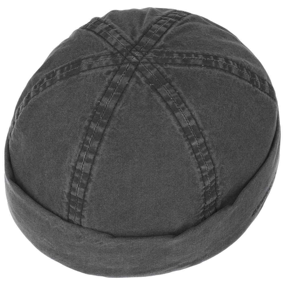 Stetson Superlight Organic Cotton Docker Hue - Sort - Docker Cap fra Stetson hos The Prince Webshop