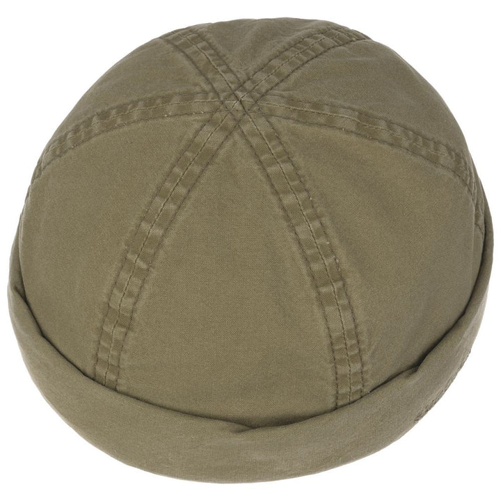 Stetson Superlight Organic Cotton Docker Hue - Khaki - Docker Cap fra Stetson hos The Prince Webshop