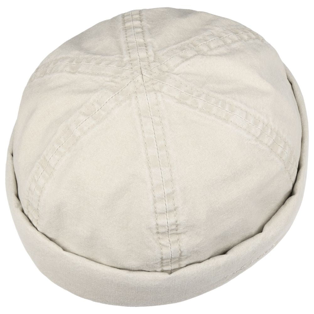 Stetson Superlight Organic Cotton Docker Hue - Elfenben - Docker Cap fra Stetson hos The Prince Webshop