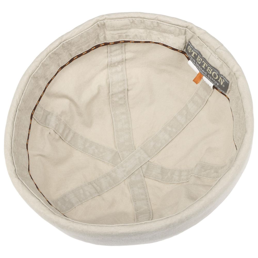 Stetson Superlight Organic Cotton Docker Hue - Elfenben - Docker Cap fra Stetson hos The Prince Webshop