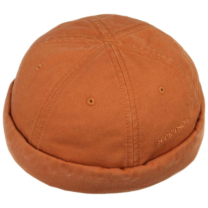 Stetson Docker Cotton - Rustfarvet Bomulds Cap - Docker Cap fra Stetson hos The Prince Webshop