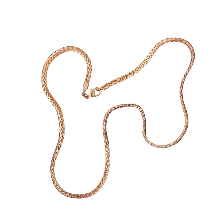 Halskæde med kobberled - 48 cm - 4 mm - Halskæde fra Ayurveda Specialist B.V. hos The Prince Webshop