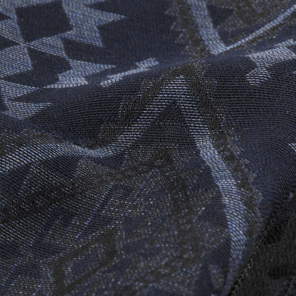 Stetson Scarf Ethnic Jaquard - Midnight Blue Cottonmix - Neck scarf from Stetson at The Prince Webshop