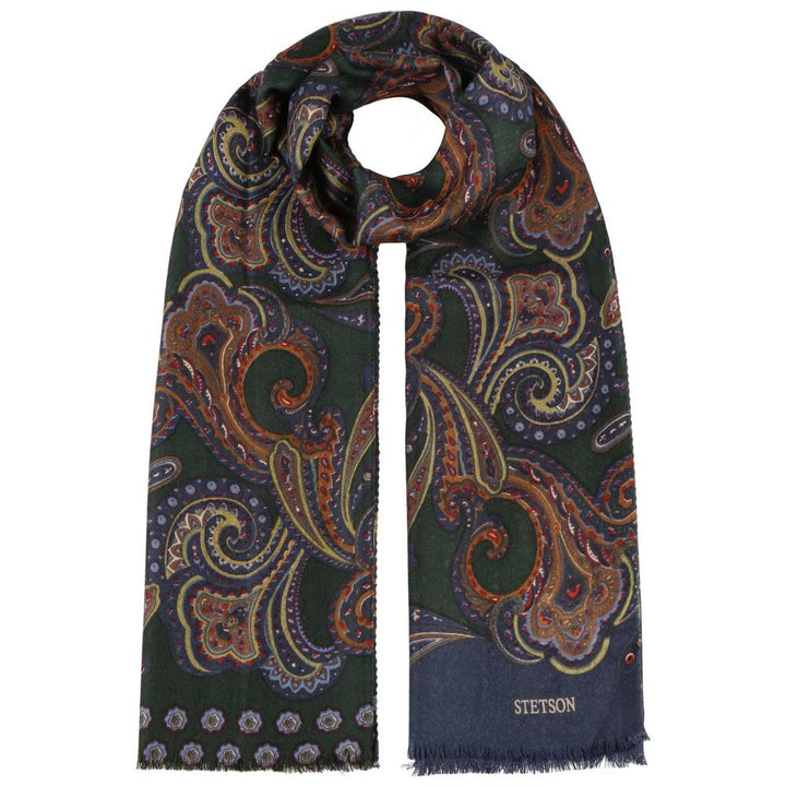 Stetson Scarf Wool Paisley - Halstørklæde fra Stetson hos The Prince Webshop