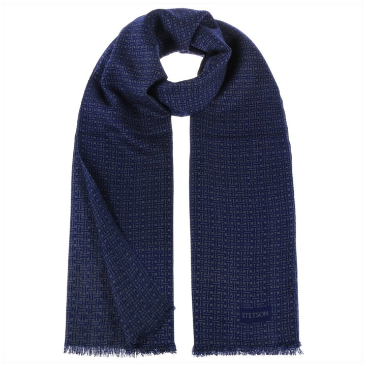 Stetson Scarf Wool Basket Weave