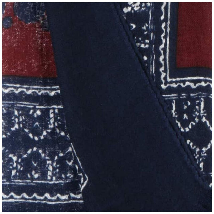 Stetson Scarf Wool Ornaments Navy Rust