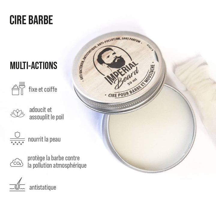 Imperial Beard Moisturizing Wax for Beard and Mustache - 50 ml - Beard Vax from Imperial Beard at The Prince Webshop