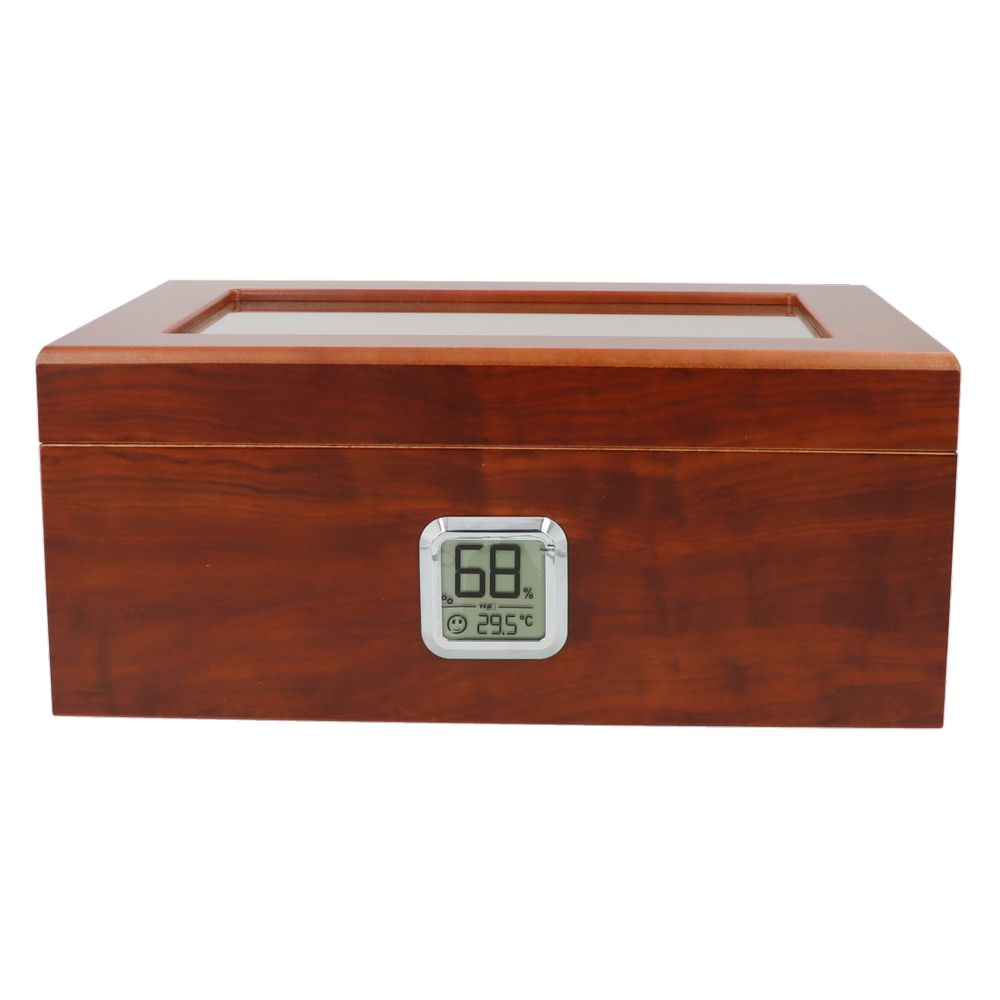 Angelo 50-75 Cigar Humidor med Glaslåg - Cigar Humidor fra Angelo hos The Prince Webshop