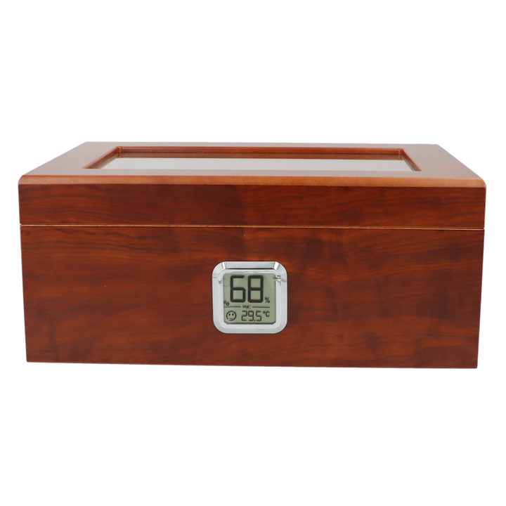 Angelo 50-75 Cigar Humidor med Glaslåg - Cigar Humidor fra Angelo hos The Prince Webshop