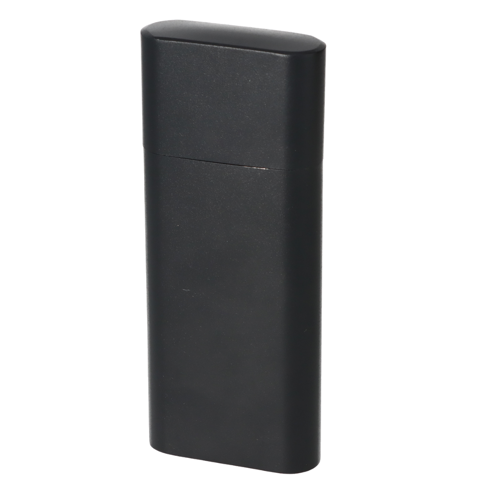 Angelo Cigar Case - 3 pcs. 60 Ring Gauge - Black Steel - Cigar Case from Angelo at The Prince Webshop