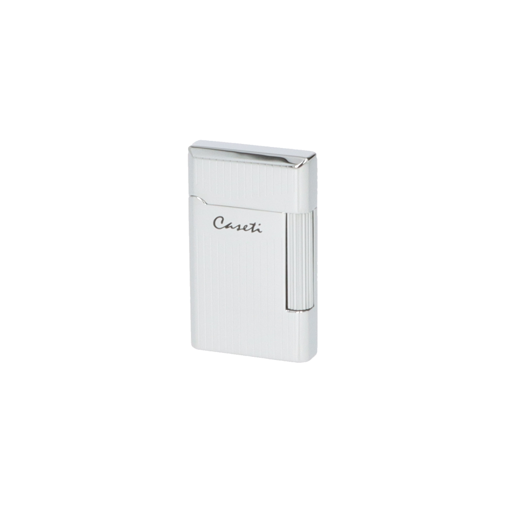 CASETI Paris Flint Lighter - Chrome Lines - Lighter fra Caseti hos The Prince Webshop