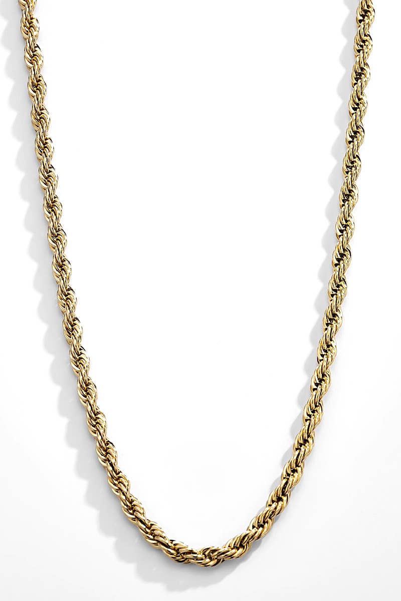 JETT halskæde 50 cm i rustfrit stål - Guld - Halskæde fra BYREN | ÉLINE L'ATELIER hos The Prince Webshop