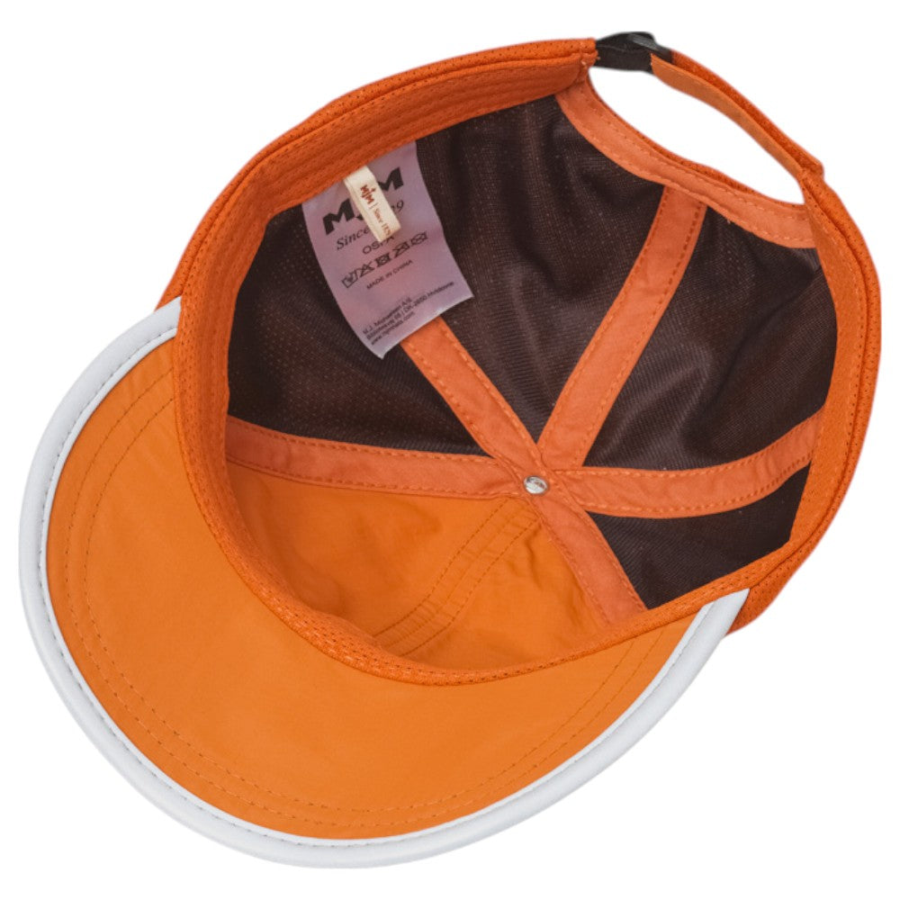 MJM 2 Tone Baseball Cap with UPF50+ / Orange - Baseball Cap from MJM Hats at The Prince Webshop