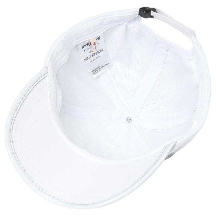 MJM 2 Tone Baseball Cap with UPF50+ / White - Baseball Cap from MJM Hats at The Prince Webshop