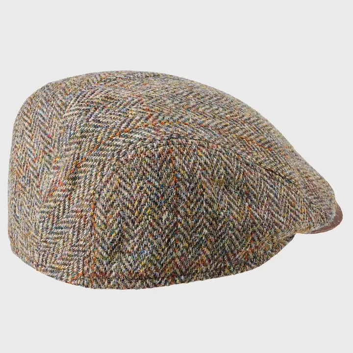 MJM Bang 32 Harris Tweed Green Herringbone Sixpence