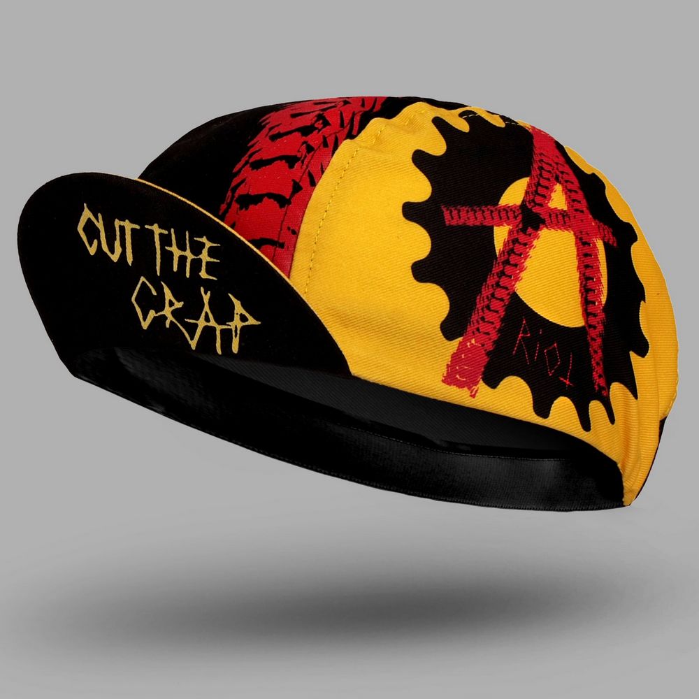 Bello Cykelkasket - Cut The Crap x Bello Cyclist™ Cotton Cycling Cap - Cycling Cap fra Bello hos The Prince Webshop