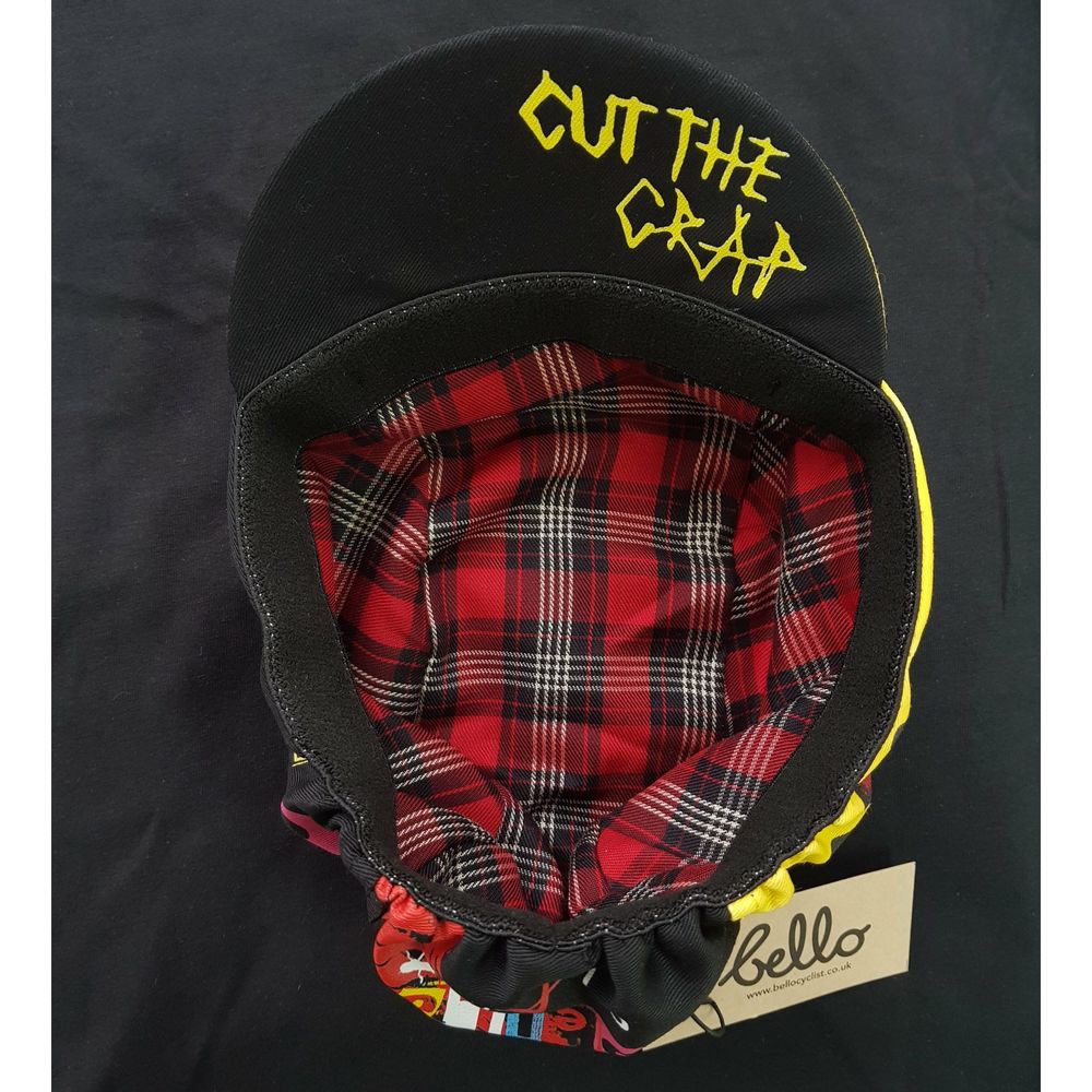 Bello Cykelkasket - Cut The Crap x Bello Cyclist™ Cotton Cycling Cap - Cycling Cap fra Bello hos The Prince Webshop