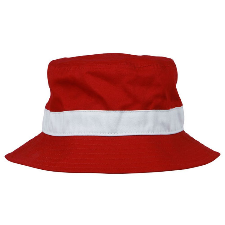 Denmark Bucket Hat - RED WHITE - Bucket Hat from Memories of Denmark at The Prince Webshop