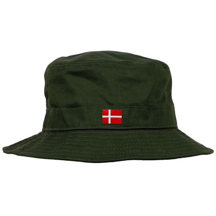 Danish HYGGE Bøllehat - Grøn - Bucket Hat fra Memories of Denmark hos The Prince Webshop