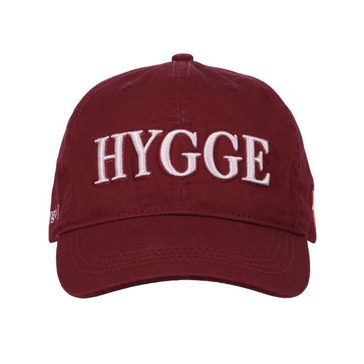 Danish HYGGE Baseball Cap - Red - Baseball Cap from Memories of Denmark at The Prince Webshop